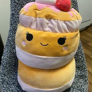 Squishmallows Yellow Pink Strawberry Plush